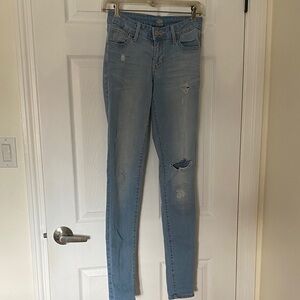 Old Navy Rock Star Light Blue Skinny Jeans